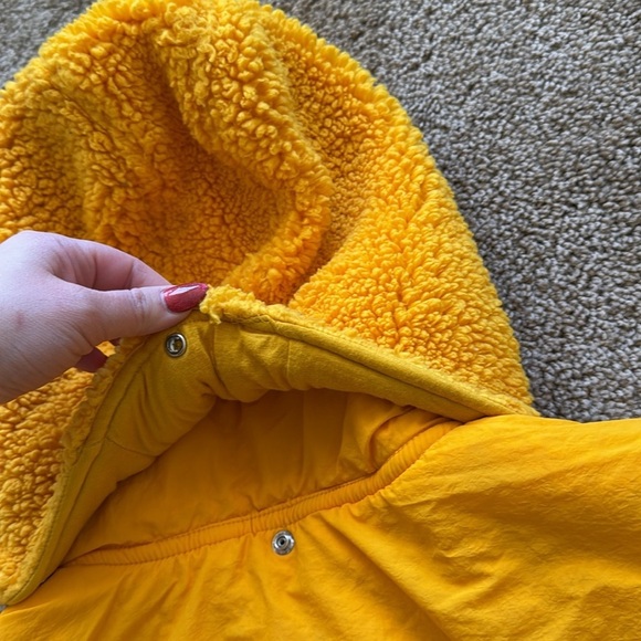 FP Movement Free People Adventure Awaits Sherpa Fleece Jacket Bright Yellow - Picture 9 of 12